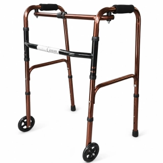 Chodítko pre seniorov do bytu bronzové REHAFUND RF-131