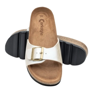 Sandále ortopedické č.38 Corkstyle PARIS PEARL