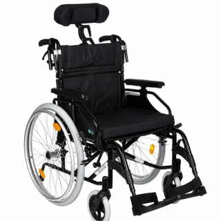 Invalidný vozík s opierkou hlavy RF-3 Cruiser Active Z, 48cm čierny