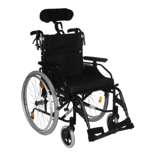 Invalidný vozík s opierkou hlavy RF-3 Cruiser Active Z, 48cm čierny