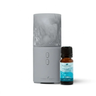 Young Living Viya Difúzer do auta + Plant Therapy Travel esenciálny olej na cestovanie 10 ml