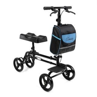 Kolenná kolobežka Knee Walker – 4-kolesové chodítko s oporou kolena