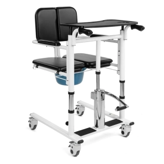 Hydraulické prenosné toaletné kreslo a zdvihák 3v1 SAFE-TRANSFER