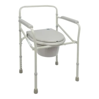 Toaletné kreslo skladacie RKT 023B – statické, do 120 kg